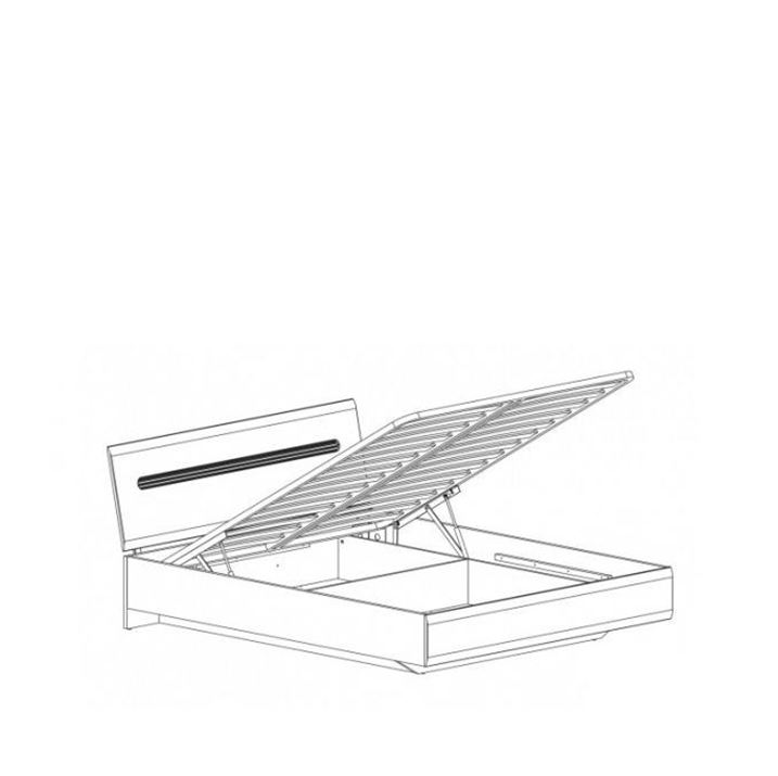 Azteca LOZ160 ágykeret ágyneműtartóval - Image 2