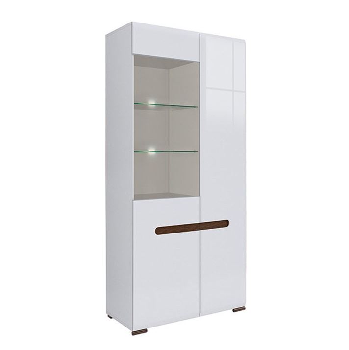 Azteca REG1W1D/21/9 magas vitrines szekrény