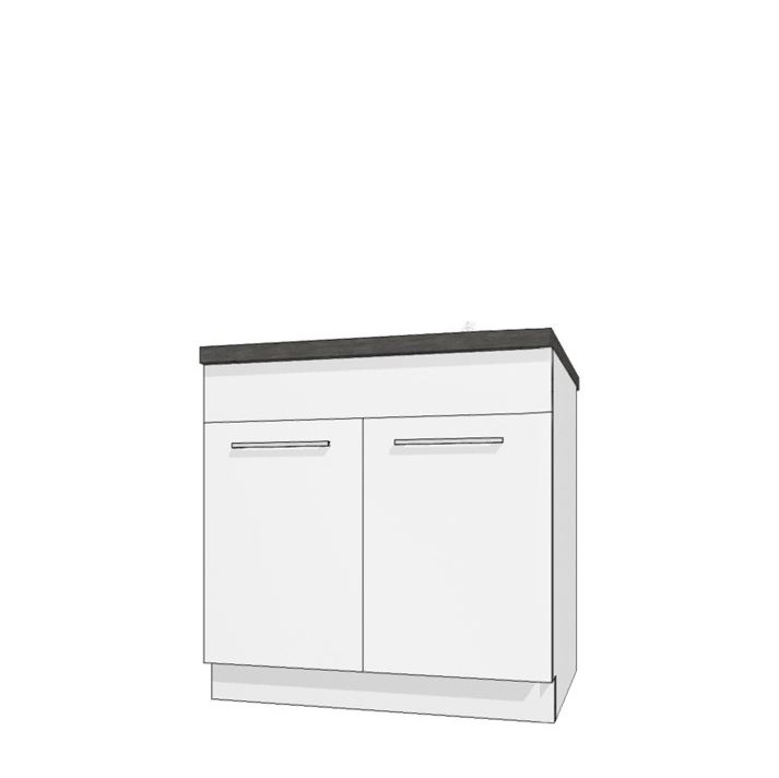 Creatíva CRE-12D alsó 80-s mosogatós elem (fehér)