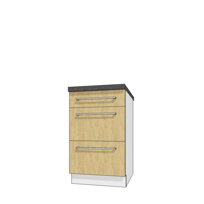 Creatíva CRE-9D alsó 50-s fiókos elem (tölgy)