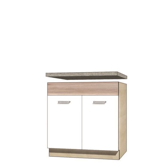 Econo ECO-12D alsó 2 ajtós mosogatós 80-s elem