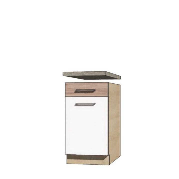 Econo ECO-3D alsó 1 fiókos, 1 ajtós 45-s elem