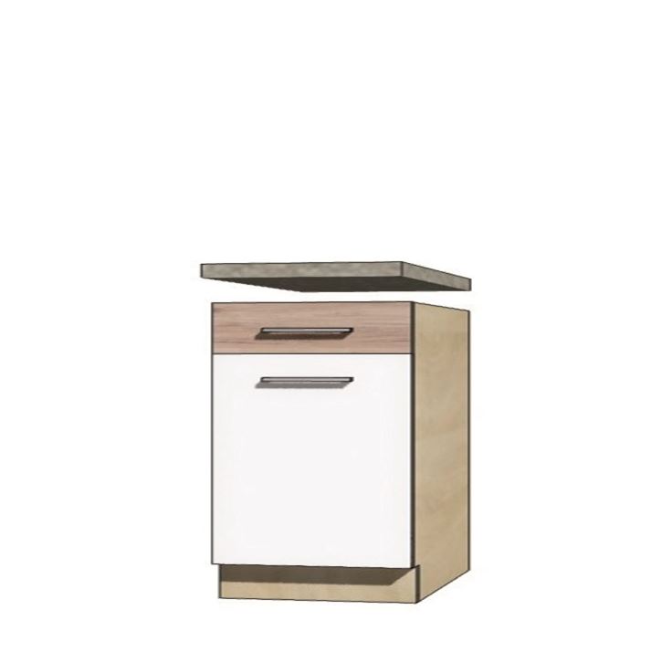 Econo ECO-5D alsó 1 fiókos, 1 ajtós 60-s elem