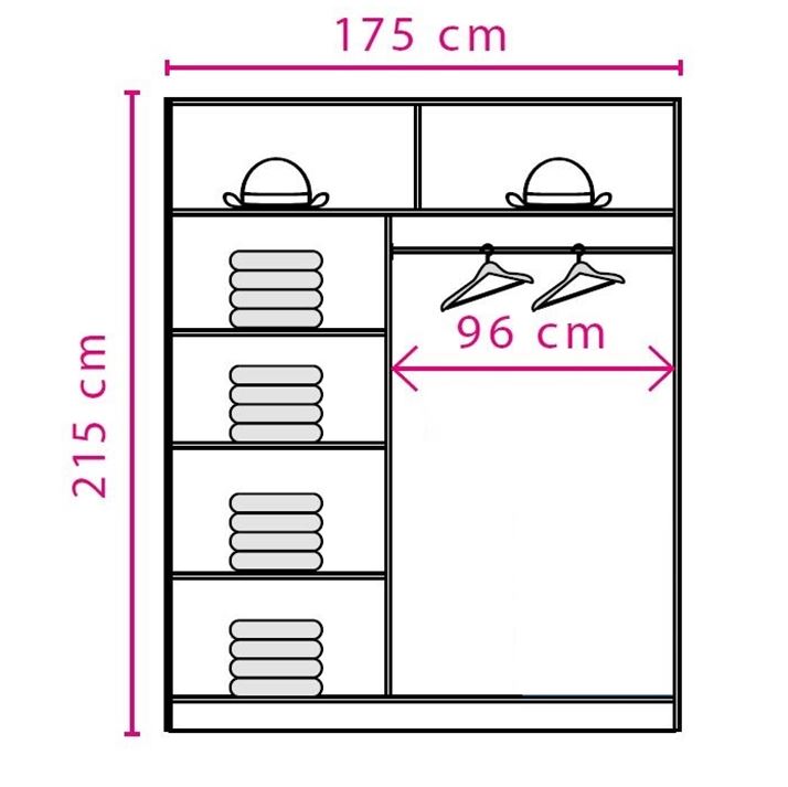 Effect EF4-175 gardrób lancelot - Image 2
