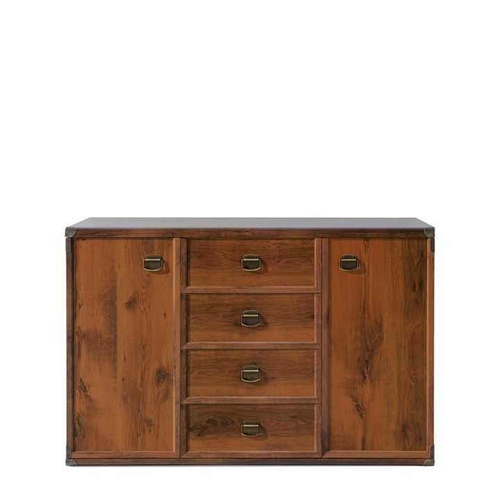 Indiana JKOM2D4S 130 komód (sutter tölgy)