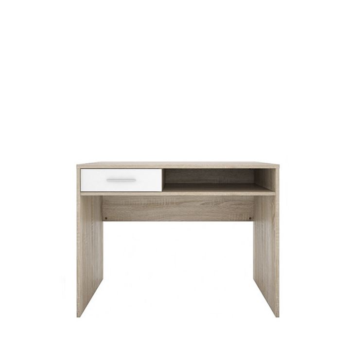 Nepo BIU1S íróasztal (sonoma tölgy/fehér)