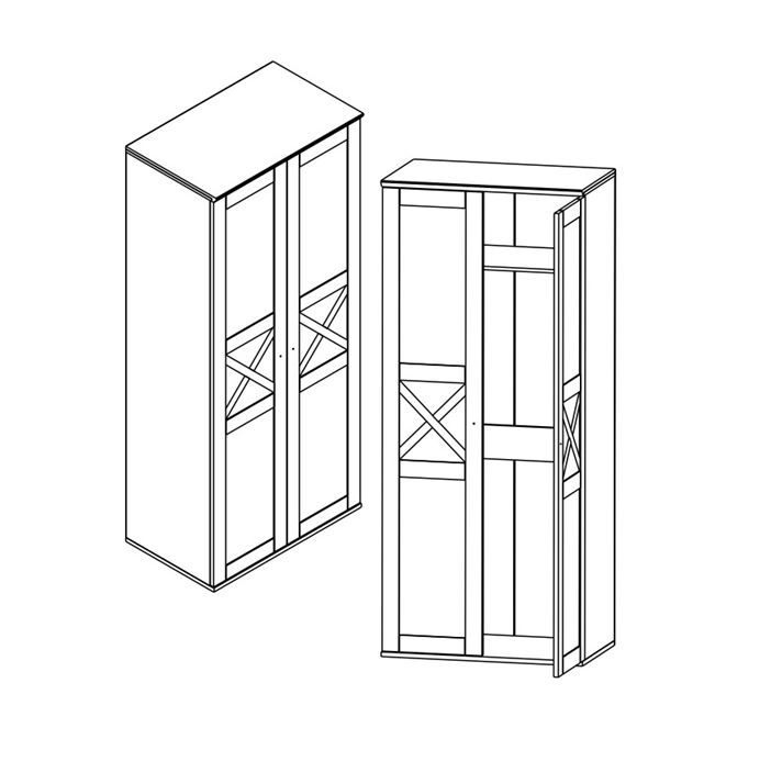 Tina SZF2D akasztós szekrény - Image 2