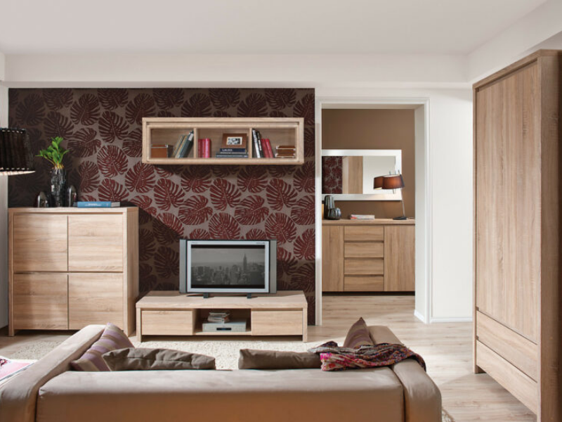 Kaspian KOM 4D komód (sonoma tölgy) - Image 5