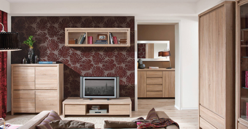 Kaspian KOM1D1SP komód (sonoma tölgy)