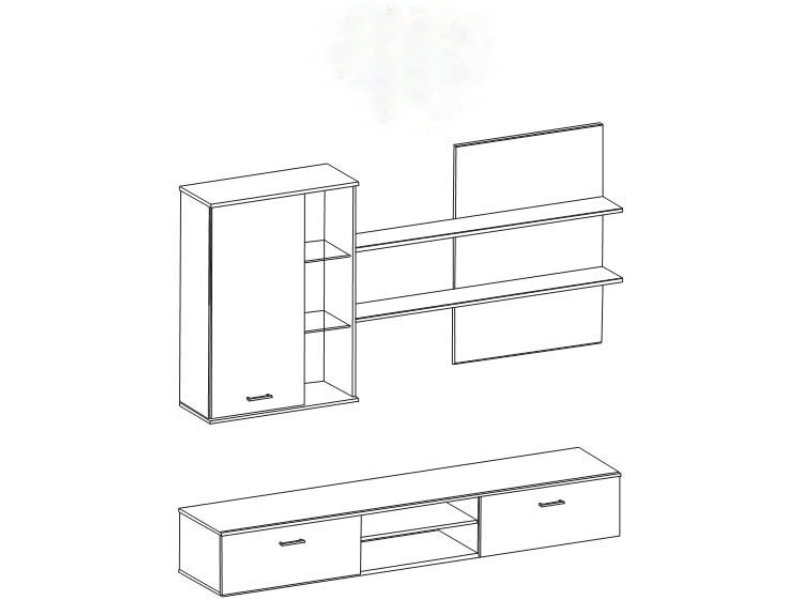 Quatro nappali szekrénysor - Image 2