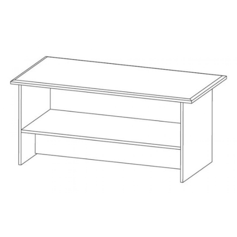 Vusher LAW115N dohányzóasztal (fehér)