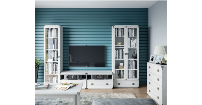 Indiana JWIT1D2S 50 vitrines szekrény (canyon fenyő)