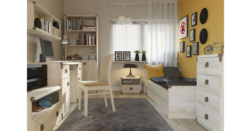 Indiana JKOM1S 50 éjjeliszekrény (sutter tölgy)