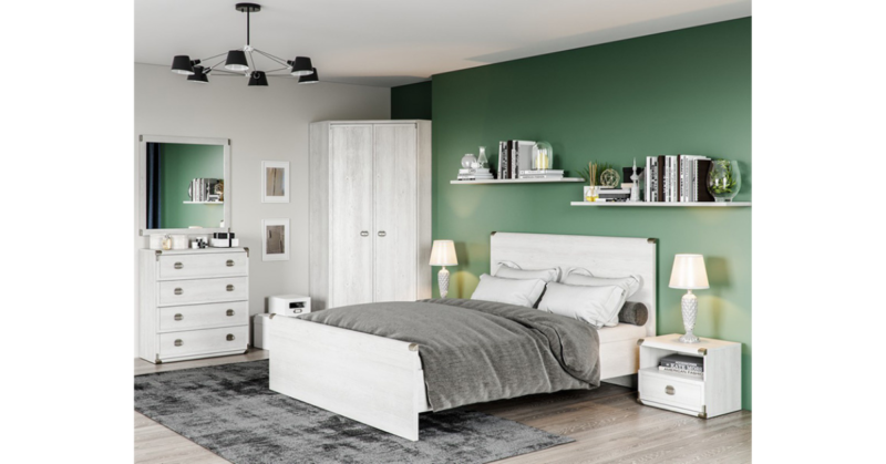 Indiana JLOZ120 ágykeret (sutter tölgy)