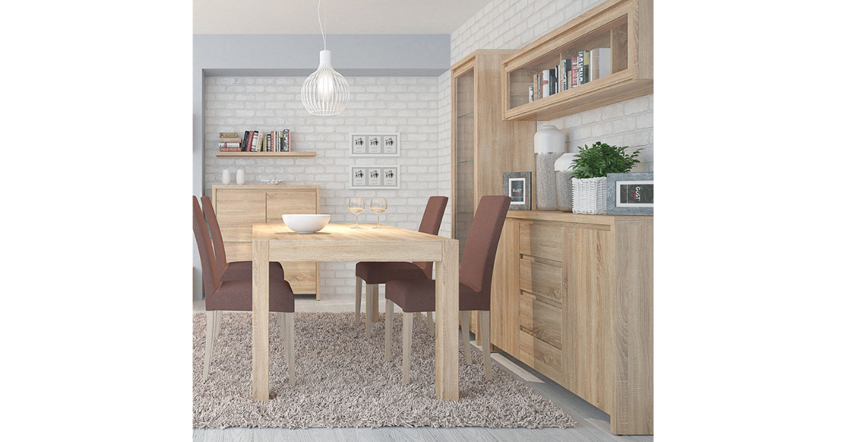 Kaspian KOM1D1SP komód (sonoma tölgy) - Image 4