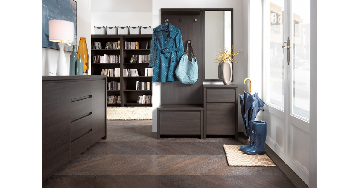 Kaspian KOM1D1SP komód (sonoma tölgy) - Image 3