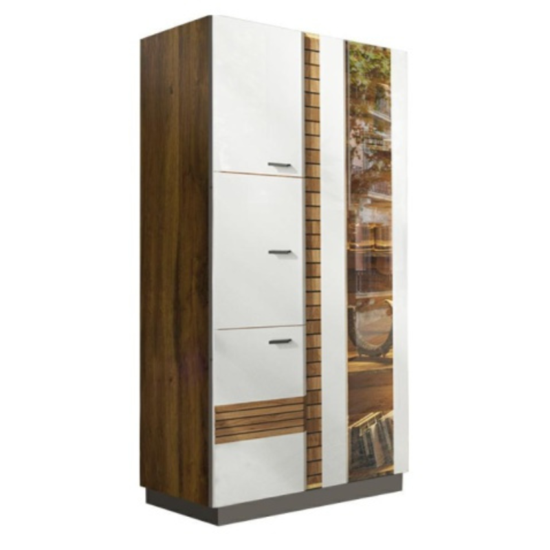 Val Gardena nappali szekrénysor sötét dió