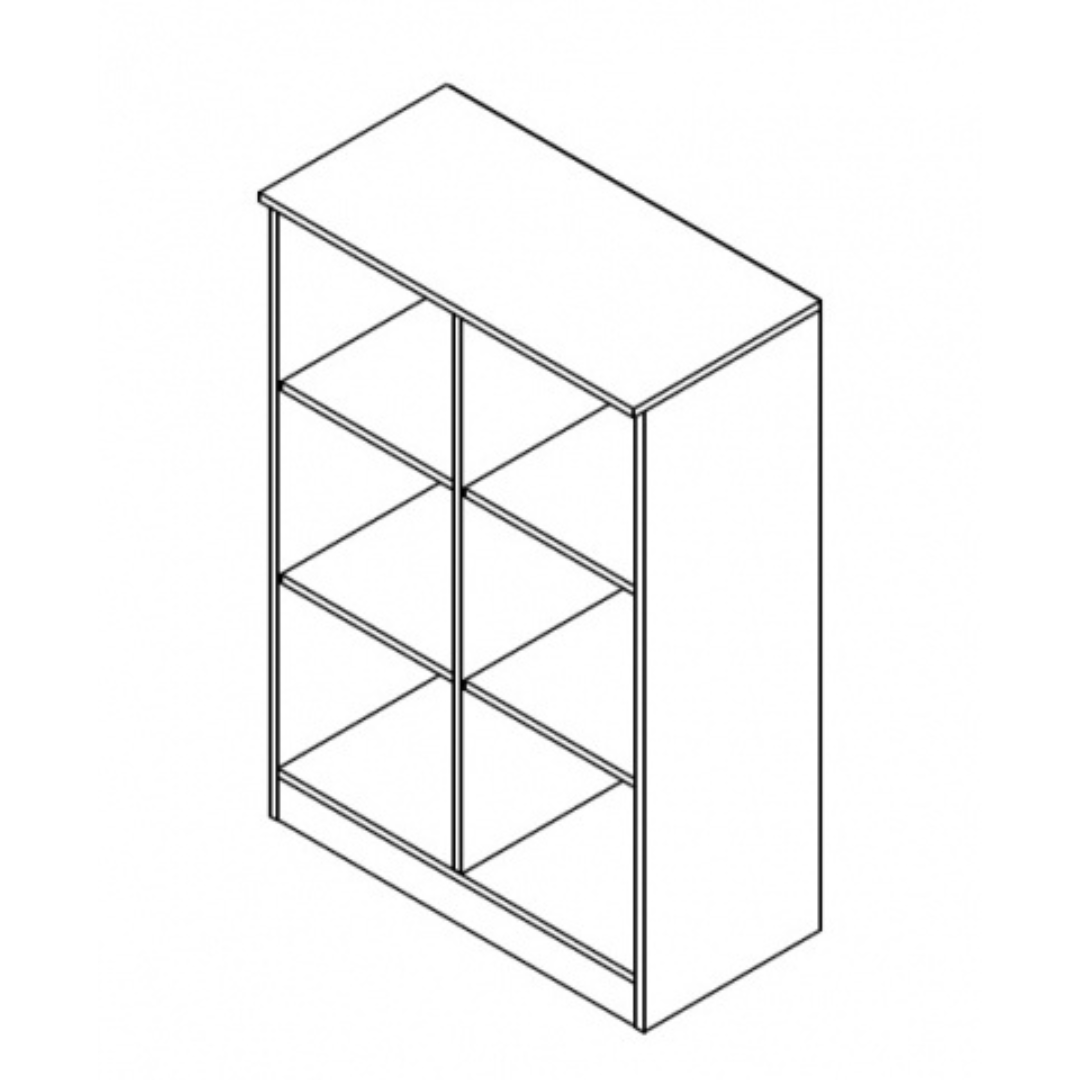 Office New KOM80 polcos szekrény - Image 3