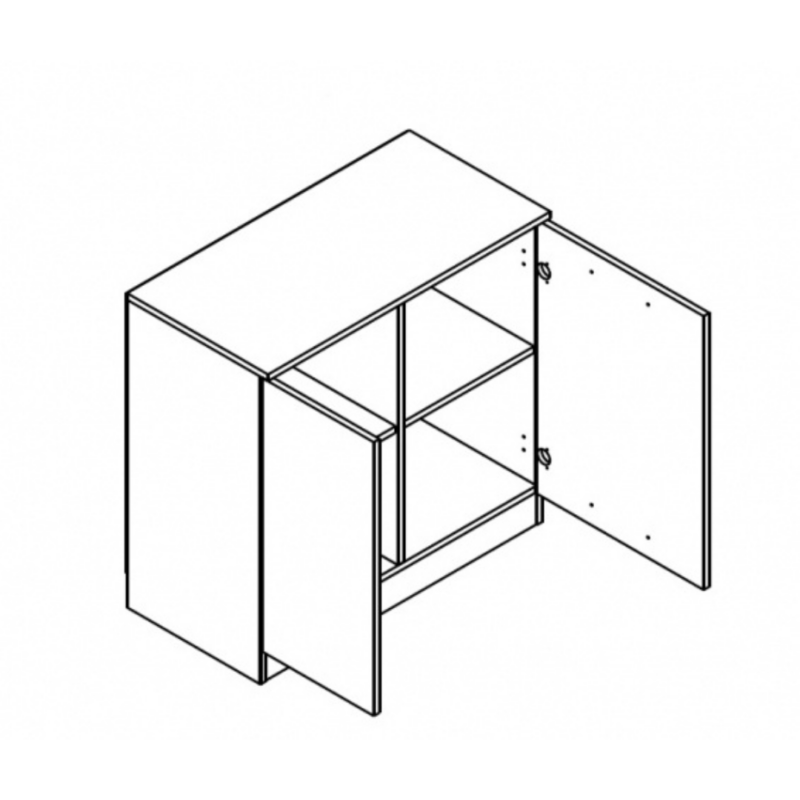 Office New KOM2D/78 komód