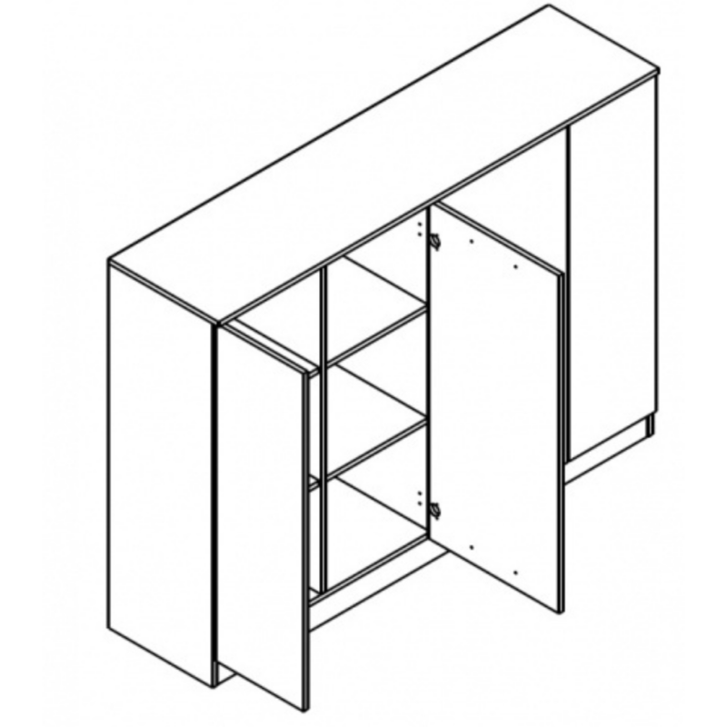 Office New KOM4D komód