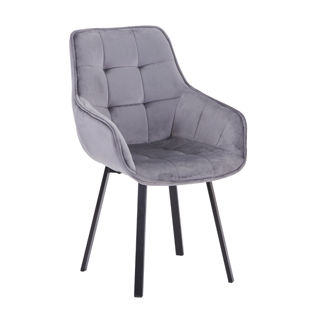 Palermo étkezőszék antracit