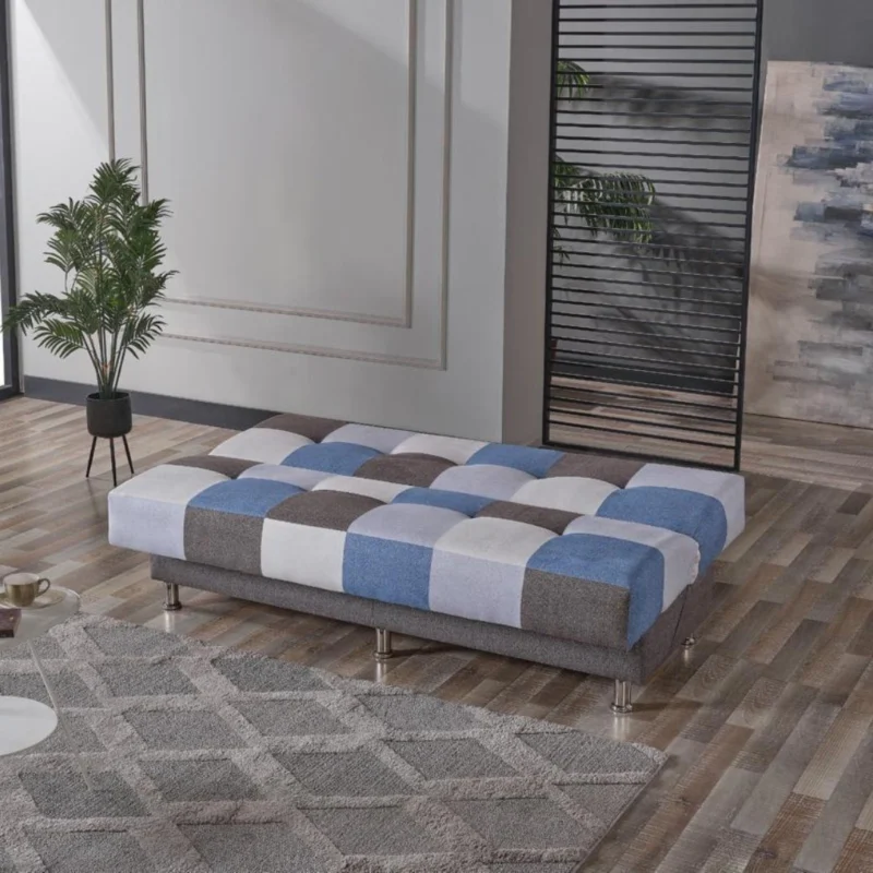 Cube kanapé kék-szürke