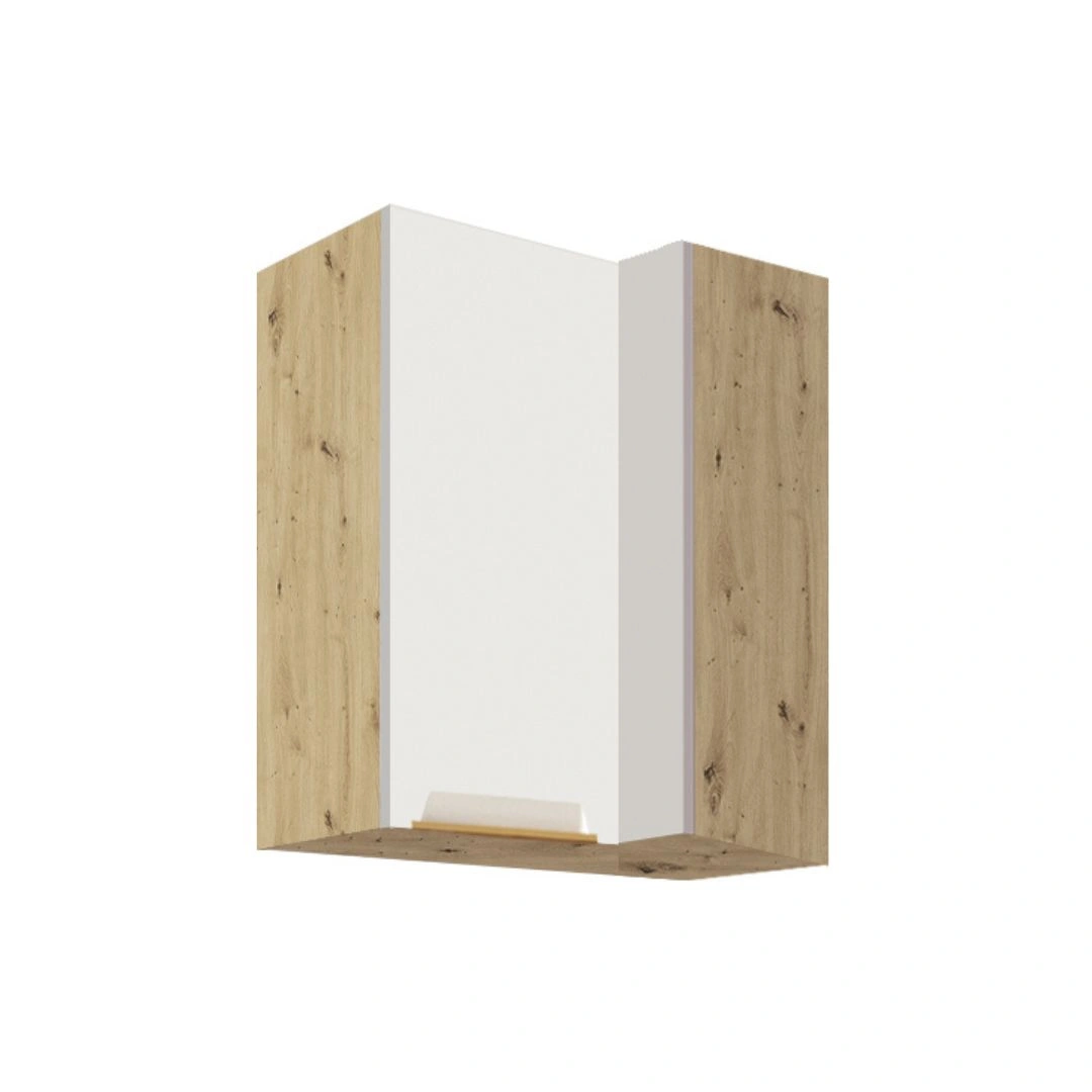 GLA-44G felső 1 ajtós sarokelem (balos) - fehér