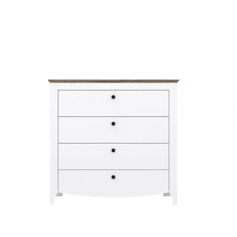 Karina KOM4S komód fehér sonoma trüffel