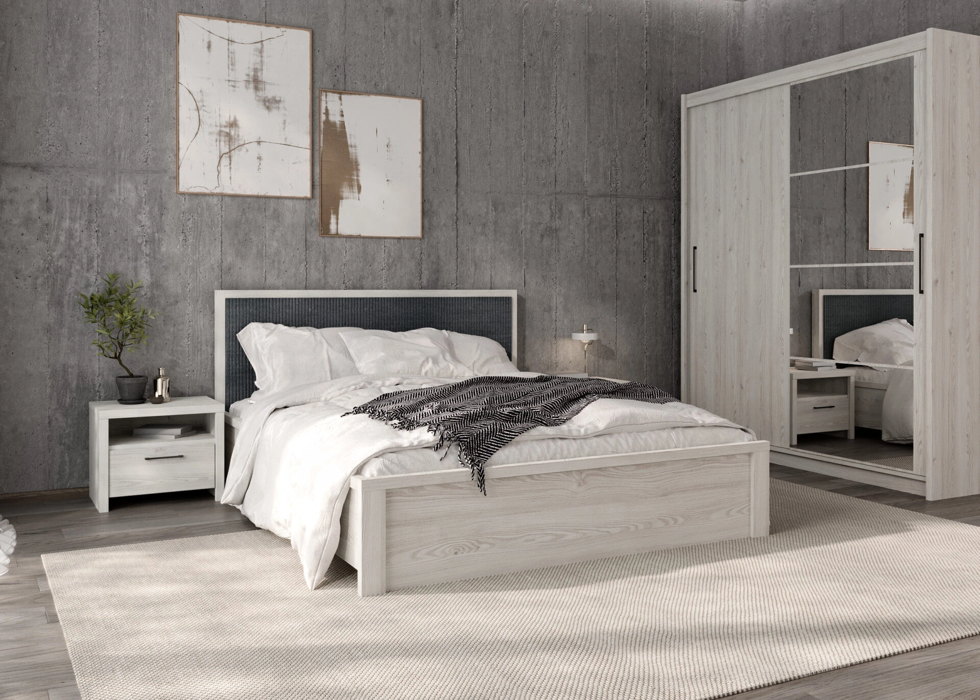 Blansh_hálószoba bútorcsalád