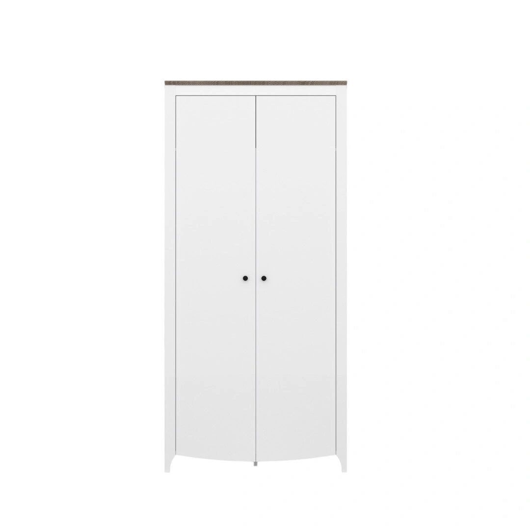 Karina SZF2D polcos/akasztós szekrény fehér sonoma trüffel