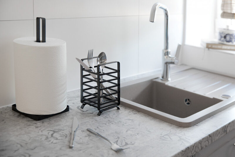 LAVEO evőeszköz tartó rács, fekete