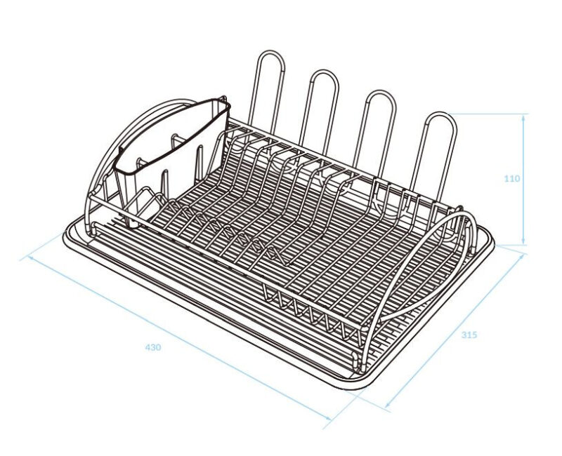 LAVEO VERONA csepegtető szett, fekete