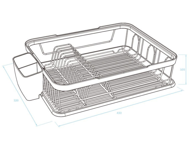 LAVEO Csepegtető szett, fekete / arany acél