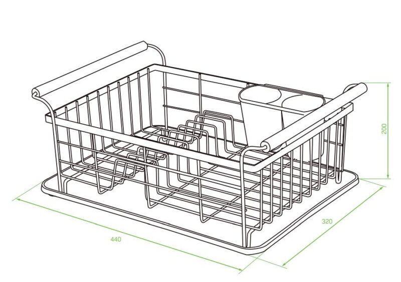 LAVEO OSLO csepegtető szett, fekete
