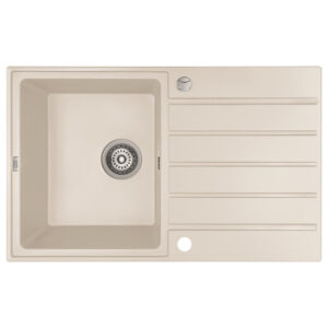 LAVEO MARGARITA csepptálcás jázmin mosogató automata dugókiemelős, helytakarékos szifonnal