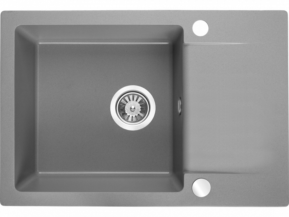 Laveo CELEBES csepptálcás mosogató, szürke (SBL_513T)