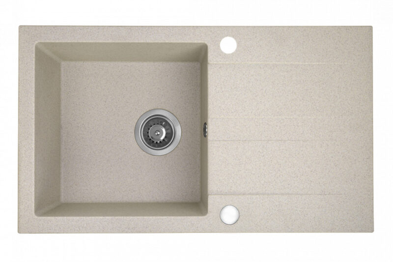 Laveo SHIRE csepptálcás bézs mosogató