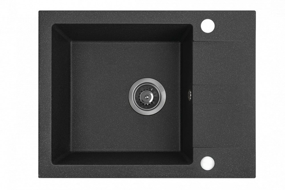 Laveo SHIRE MINI csepptálcás szemcsés fekete mosogató