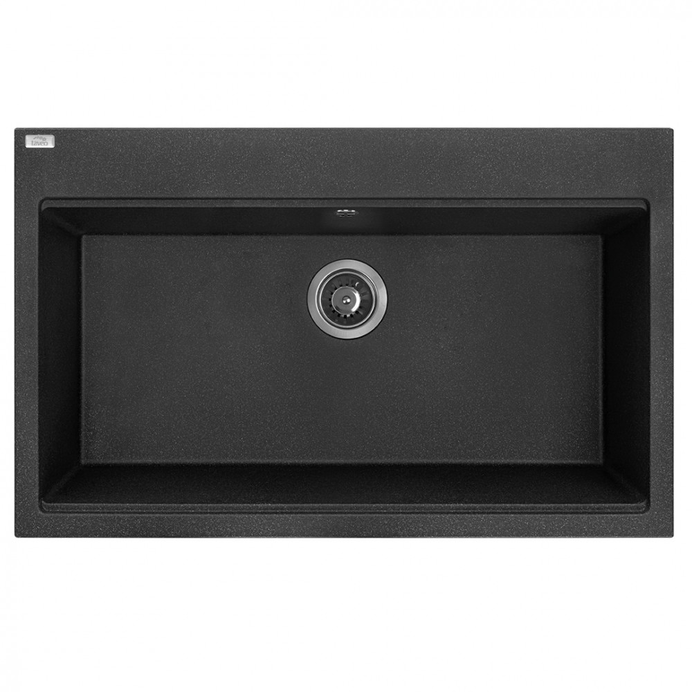 LAVEO TAU 8 nagymedencés mosogató, szemcsés fekete
