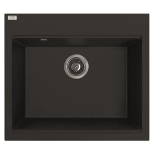 Laveo TAU 6 egymedencés mosogató, matt fekete